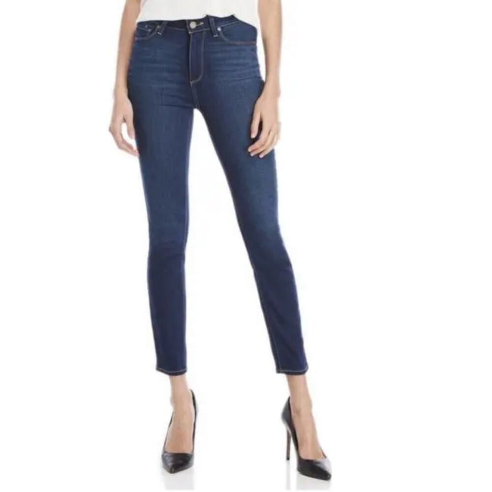 Women’s Paige Hoxton High Rise Skinny Ankle Jeans Duvall Wash 1767765-617 Sz 24